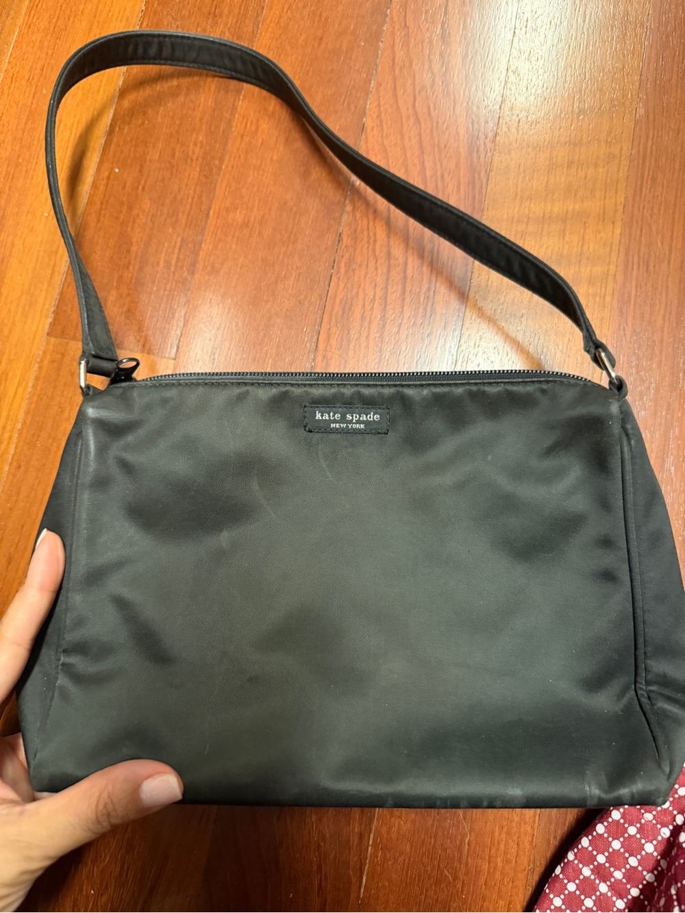 Kate Spade 2001 Black Women's Shoulder Bag - Sleek Everyday Nylon vegan  Tote